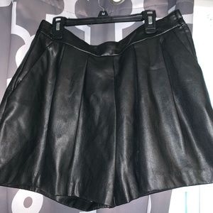 H&M Pleather Shorts